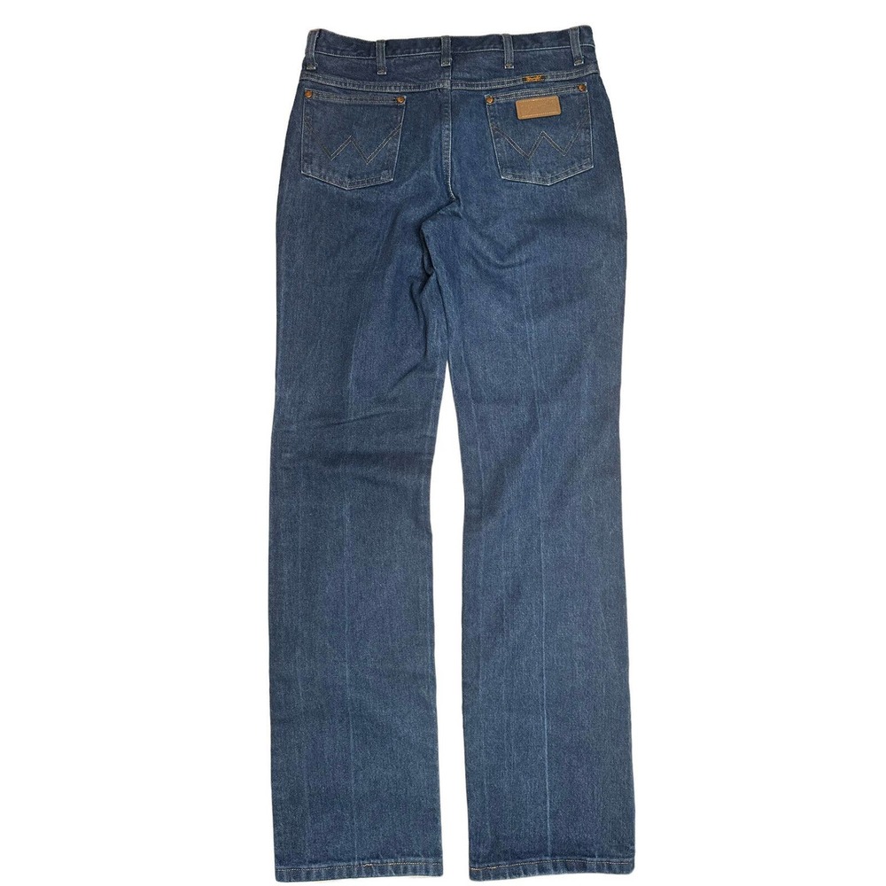 Vintage Wrangler Jeans 936PWD Mens Blue Slim Straight Cowboy Cut Denim 34x36